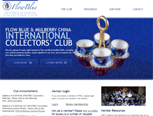 Tablet Screenshot of flowblue.org